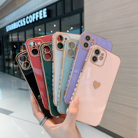 Funda Telefónica Love Side con Electroplating Brillante - Image 8