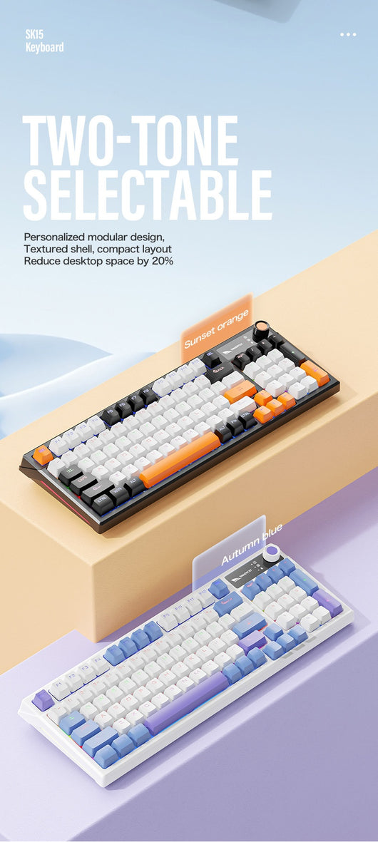 Teclado Mecánico Gaming con Perilla de Control para Notebook - Image 22