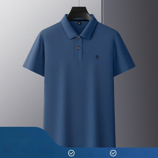 Polo de Algodón Piqué Mercerizad Doble Tejido con Cuello Solapa para Hombre - Image 5
