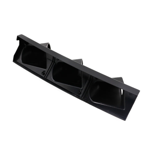Soporte Universal para Instrumentos de Auto de Tres Orificios - Bastidor Racing Negro