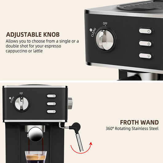 Espumador de Leche Semiautomático para Máquinas de Café - Image 6