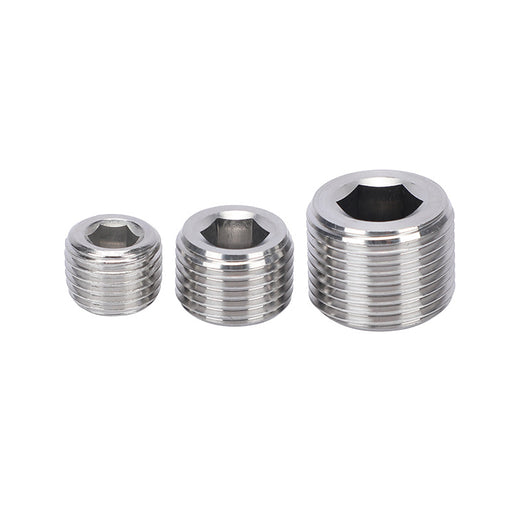 Tapón Hexagonal de Acero Inoxidable 304 para Tuberías - Múltiples Especificaciones - Image 9
