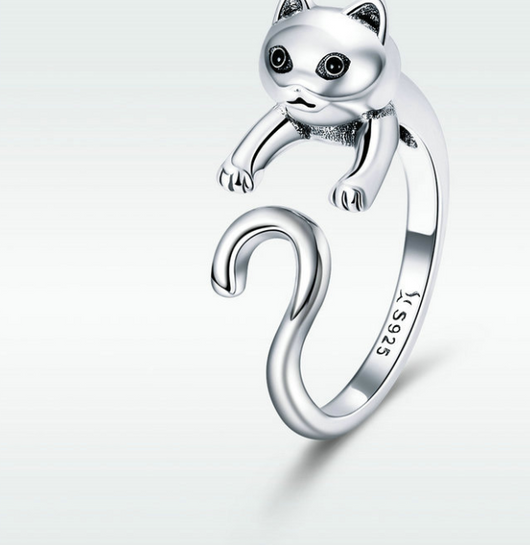 Anillo de Gato Travieso - Diseño Lindo y Ajustable - Image 11