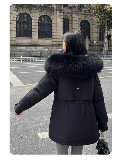 Parka Corta Ajustada a la Cintura para Mujer - Image 16