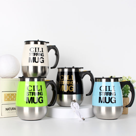 Taza Mezcladora Eléctrica Magnética con Carga USB - Image 18