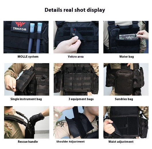 Chaleco Táctico Multiusos Camuflaje para Operaciones Outdoor - Image 14