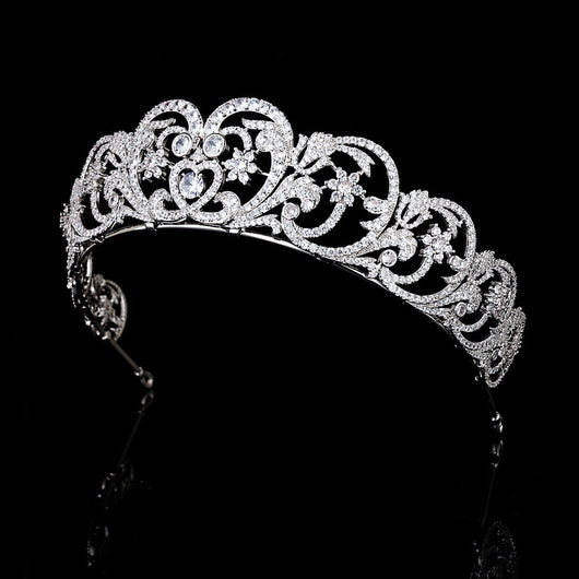 Juego de Joyas Nupcial Corona con Piedras Zircón - Accesorios para Boda - Image 12