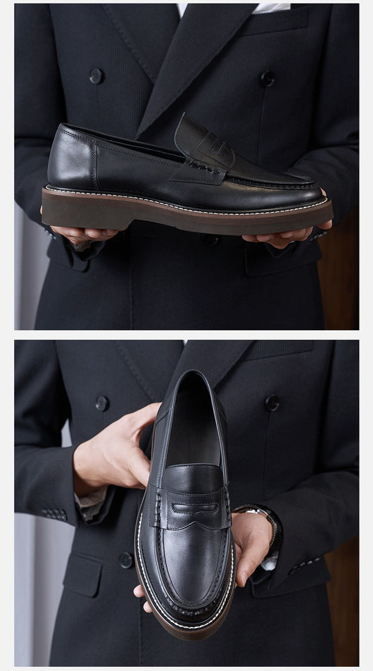 Zapatos de Cuero Transpirables para Hombre - Estilo Ejecutivo Casual - Image 7