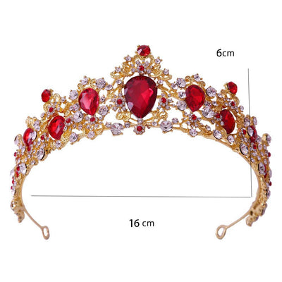 Corona Nupcial de Cristales Barrocos con Brillantes - Image 10