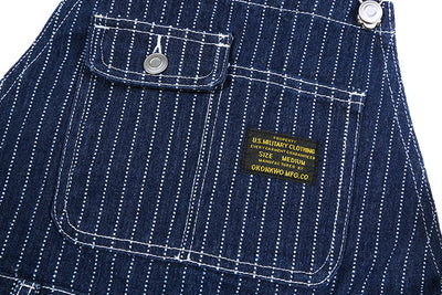 Pantalón Peto Vaquero Vintage a Rayas para Hombre - Estilo Cowboy Clásico - Image 15