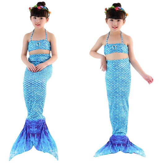 Conjunto de Bikini Cola de Sirena para Niñas - Mayoreo - Image 15