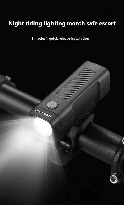 Luz Frontal LED USB Recargable para Bicicleta - Iluminación Nocturna de Seguridad - Image 11