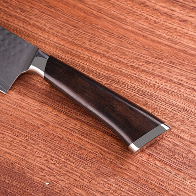 Cuchillo de Chef Acero Inoxidable Martillado Profesional - Image 8
