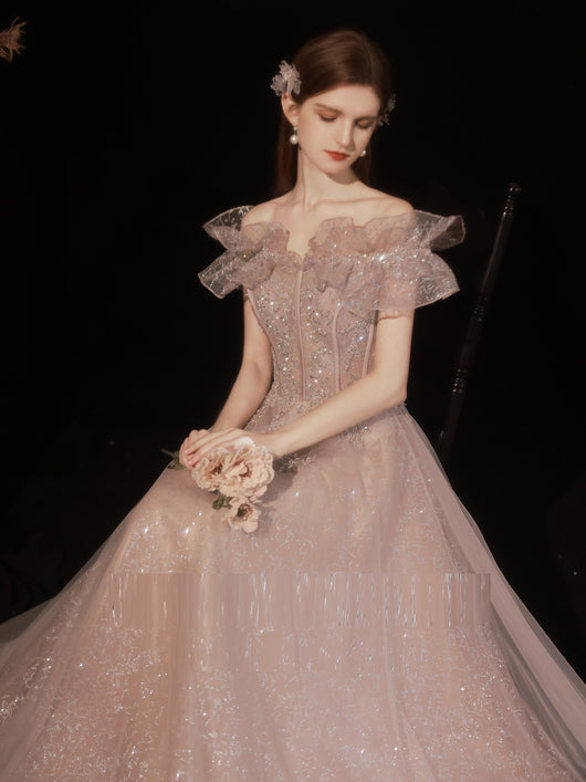 Vestido de Noche con Hombros Descubiertos - Image 3