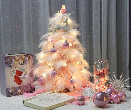 Árbol de Navidad Decorativo de Escritorio con Plumas - Image 9