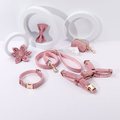 Conjunto de Collar y Correa de Terciopelo Suave para Mascotas - Image 39