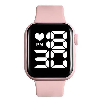 Reloj Digital LED Pantalla Grande Touch Square - Image 10