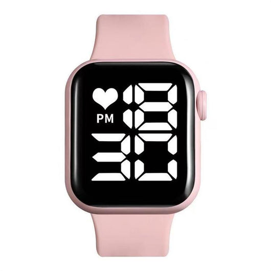 Reloj Digital LED Pantalla Grande Touch Square - Image 10