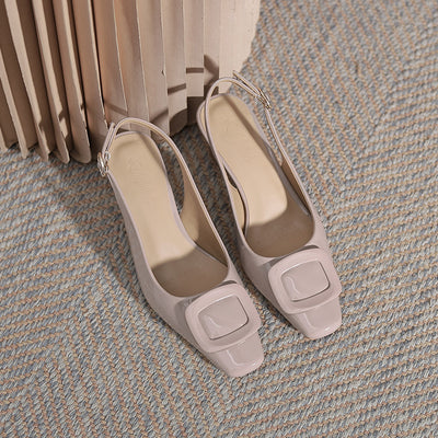 Tacones Altos Cerrados con Hebilla - Stiletto Elegante para Mujer - Image 7