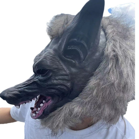 Máscara de Lobo con Guantes Animal - Disfraz Integral de Lobo - Image 6