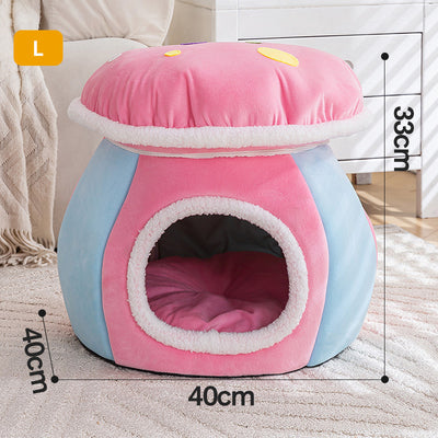 Nido Térmico Desmontable para Gatos y Conejos - Felpa Gruesa Invierno - Image 10