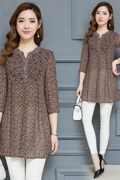 Blusa Vaquera Floral para Mujer - Image 11