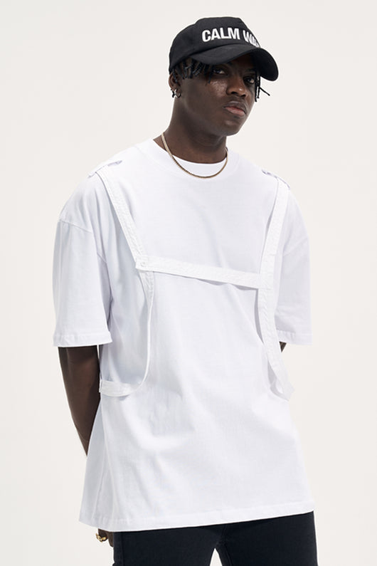 Camiseta Holgada Hip-hop Hipster Oversize para Hombre - Image 5
