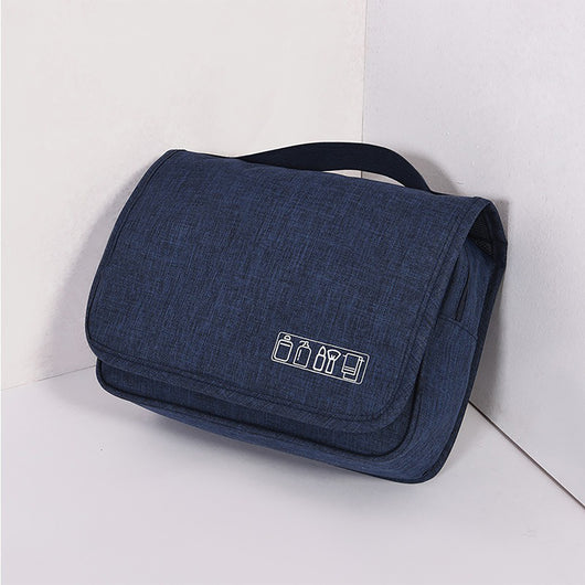 Bolsa de Aseo Colgante Impermeable con Organizador de Maquillaje para Viajes - Image 11