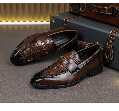 Zapatos Formales de Cuero para Hombre Talla Grande - Diseño Puntiagudo Elegante - Image 16