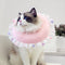 Collar Isabelino Suave para Gatos - Protección Anti-Lamido Postoperatorio