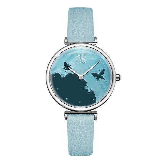 Reloj Inteligente Mujer Kallima Inachus Resistente al Agua con Diseño Floral - Image 3