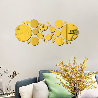 Espejo de Pared 3D con Círculos - Decoración Acrílica Estéreo - Image 19