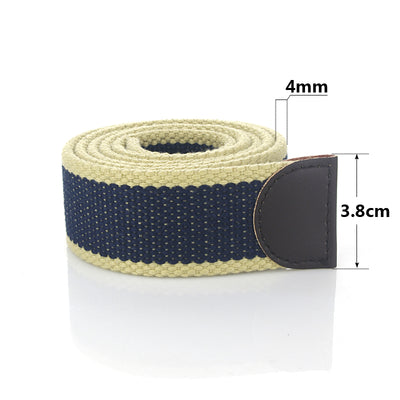 Cinturón Canvas para Hombre con Hebilla Automática Cabeza de Tigre - Image 4