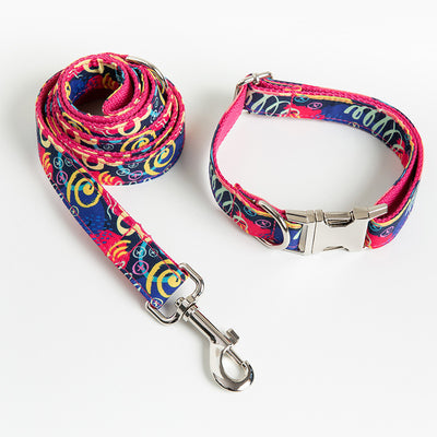 Collar y Correa para Mascotas con Diseño Graffiti - Image 8