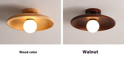 Lámpara de Techo Minimalista en Madera Maciza para Pasillos - Image 12