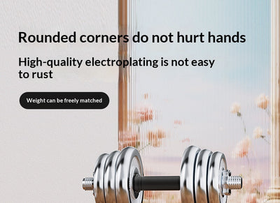 Mancuerna Ajustable de Hierro Puro con Electrochapado para Fitness en Casa - Image 9