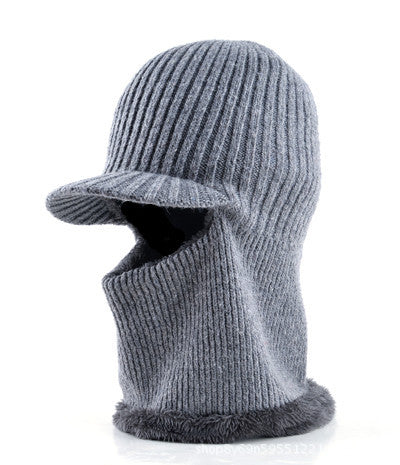 Gorro Protector Térmico de Lana para Oídos y Rostro