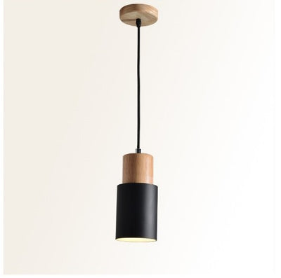 Lámpara de Techo Recta de Madera para Comedor y Sala de Estar - Image 9