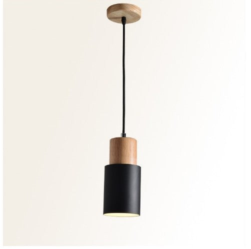 Lámpara de Techo Recta de Madera para Comedor y Sala de Estar - Image 9