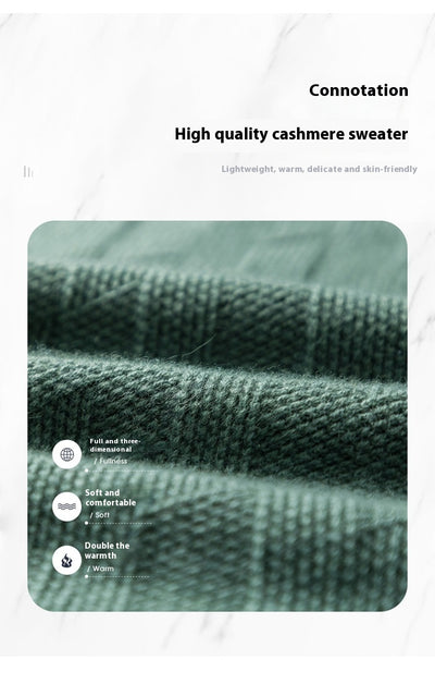 Suéter de Cuello Redondo en Cashmere Premium para Hombre - Image 30