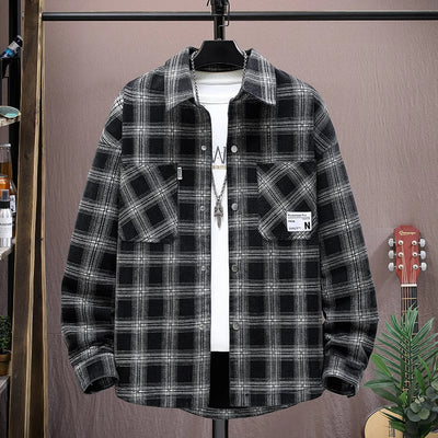 Camisa Estampada Suelta de Manga Larga para Adolescentes - Image 16