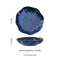 Plato De Diamante Azul De 8.5 Pulgadas