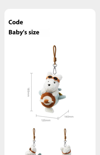 Llavero Peluche Perrito Schnauzer - Bolsa Decorativa Adorable - Image 12