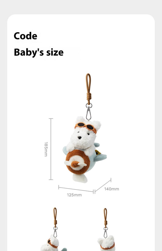 Llavero Peluche Perrito Schnauzer - Bolsa Decorativa Adorable - Image 12