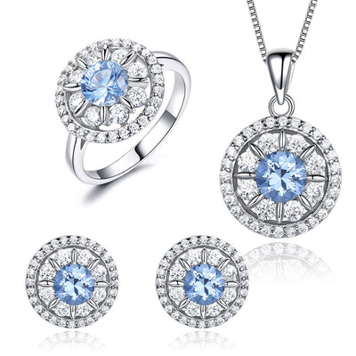 Conjunto de Joyas en Plata 925: Collar, Anillo y Aretes para Mujer - Image 16
