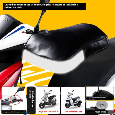 Guantes Térmicos Impermeables para Motocicleta Eléctrica con Forro Polar - Image 23