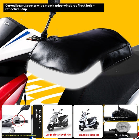 Guantes Térmicos Impermeables para Motocicleta Eléctrica con Forro Polar - Image 23