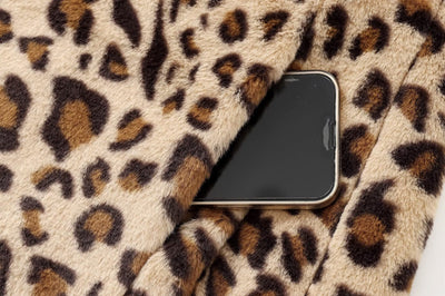 Abrigo Leopardo Efecto Pelaje Sintético Largo Medio - Image 27