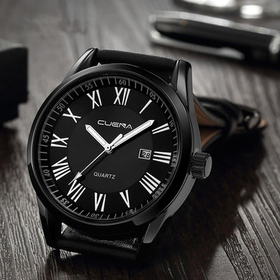 Reloj de Cuarzo para Hombre en Cuero Genuino - Image 8