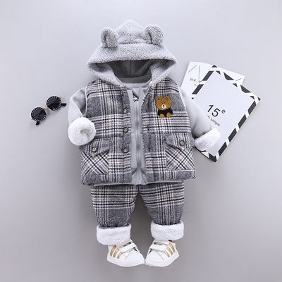 Conjunto de Tres Piezas Infantil Velvet Premium - Image 8
